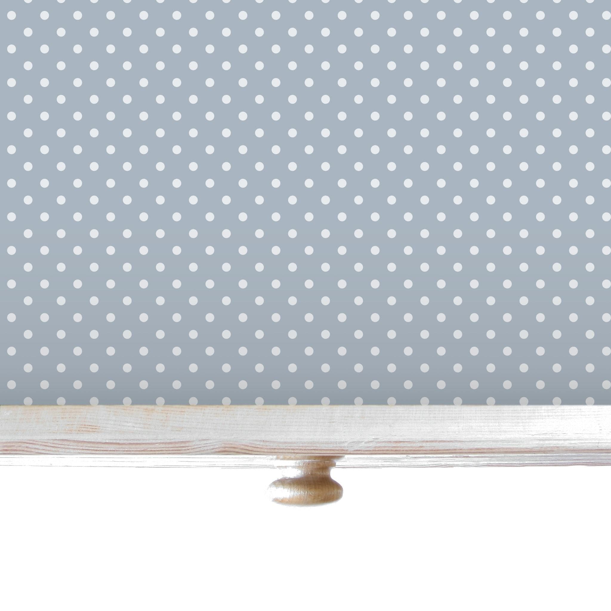 THE MASTER HERBALIST Wipe Clean Drawer Liners Wipe Clean & Unscented Drawer Liners in a COOK'S BLUE POLKA DOT Design