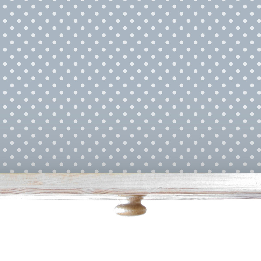 THE MASTER HERBALIST Wipe Clean Drawer Liners Wipe Clean & Unscented Drawer Liners in a COOK'S BLUE POLKA DOT Design