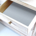 THE MASTER HERBALIST Wipe Clean Drawer Liners Wipe Clean & Unscented Drawer Liners in a COOK'S BLUE POLKA DOT Design