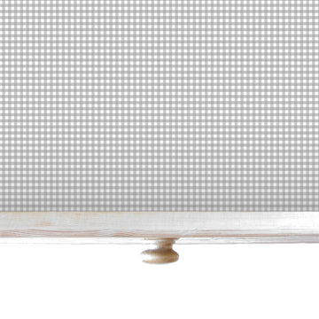 THE MASTER HERBALIST Wipe Clean Drawer Liners Wipe Clean & Unscented Drawer Liners in a SOFT GREY GINGHAM Design
