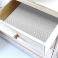 THE MASTER HERBALIST Wipe Clean Drawer Liners Wipe Clean & Unscented Drawer Liners in a SOFT GREY GINGHAM Design