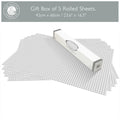 THE MASTER HERBALIST Wipe Clean Drawer Liners Wipe Clean & Unscented Drawer Liners in a SOFT GREY GINGHAM Design