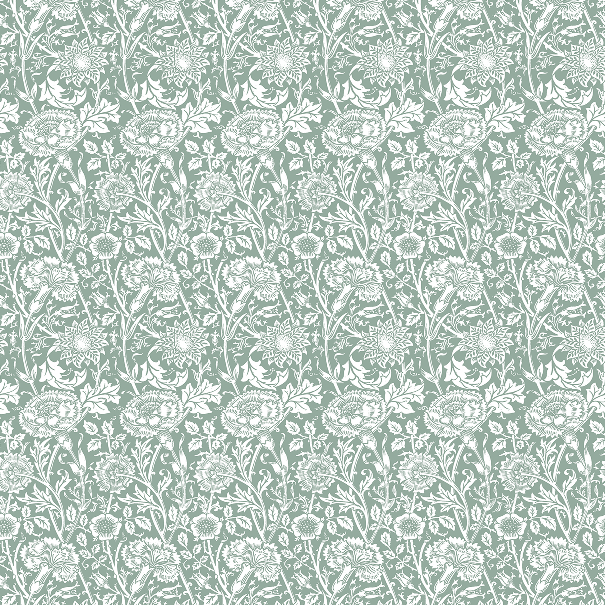 THE MASTER HERBALIST Wipe Clean Drawer Liners William Morris Wipe Clean & Unscented Drawer Liners in DUCK EGG BLUE