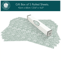 THE MASTER HERBALIST Wipe Clean Drawer Liners William Morris Wipe Clean & Unscented Drawer Liners in DUCK EGG BLUE