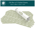 THE MASTER HERBALIST Wipe Clean Drawer Liners William Morris Wipe Clean & Unscented Drawer Liners in SAGE GREEN