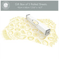 THE MASTER HERBALIST Wipe Clean Drawer Liners Wipe Clean & Unscented Drawer Liners with a YELLOW LEMONS Design